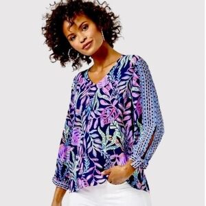 Lilly Pulitzer Pamala Top Size M